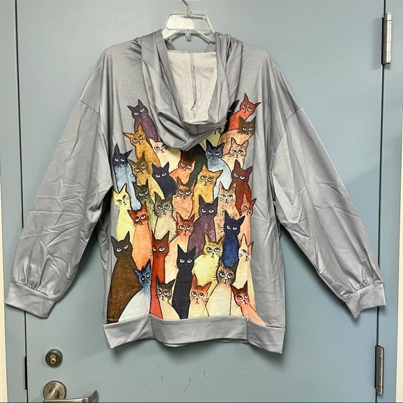 Congress of Cats Pullover Hoodie 2XL - Picture 4 of 5